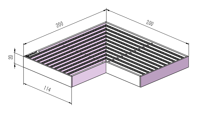 120mm Swimming Pool Anti-Slip Linear Grate Right Angle CCC-200120-SSY