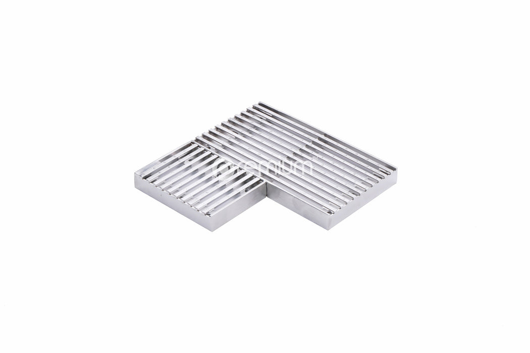 120mm Wedge Wire Anti-Slip & Heel Guard Stainless Steel Right Angle CCC-200120-SSD