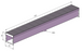 150mm Wedge Wire Heelsafe Linear Grate & Channel L1000mm with Outlet CLC-1000150-80SSTC