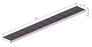 150mm Swimming Pool Anti-Slip Linear Grate L1000mm CLC-1000150-SSY