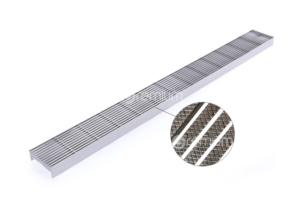 150mm Swimming Pool Anti-Slip Linear Grate L1000mm CLC-1000150-SSY