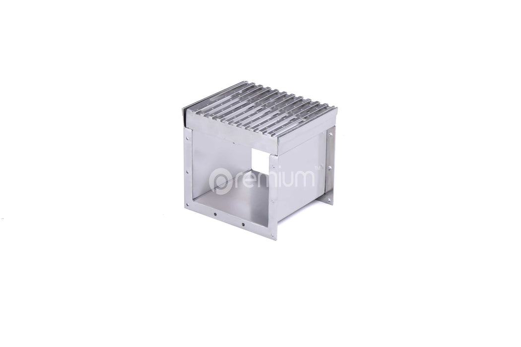 120mm Dimple Grate & Channel L100mm (No Outlet) CLC-100120-SSDC