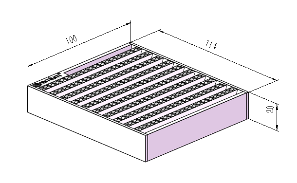 120mm Swimming Pool Anti-Slip Linear Grate L100mm CLC-100120-SSY