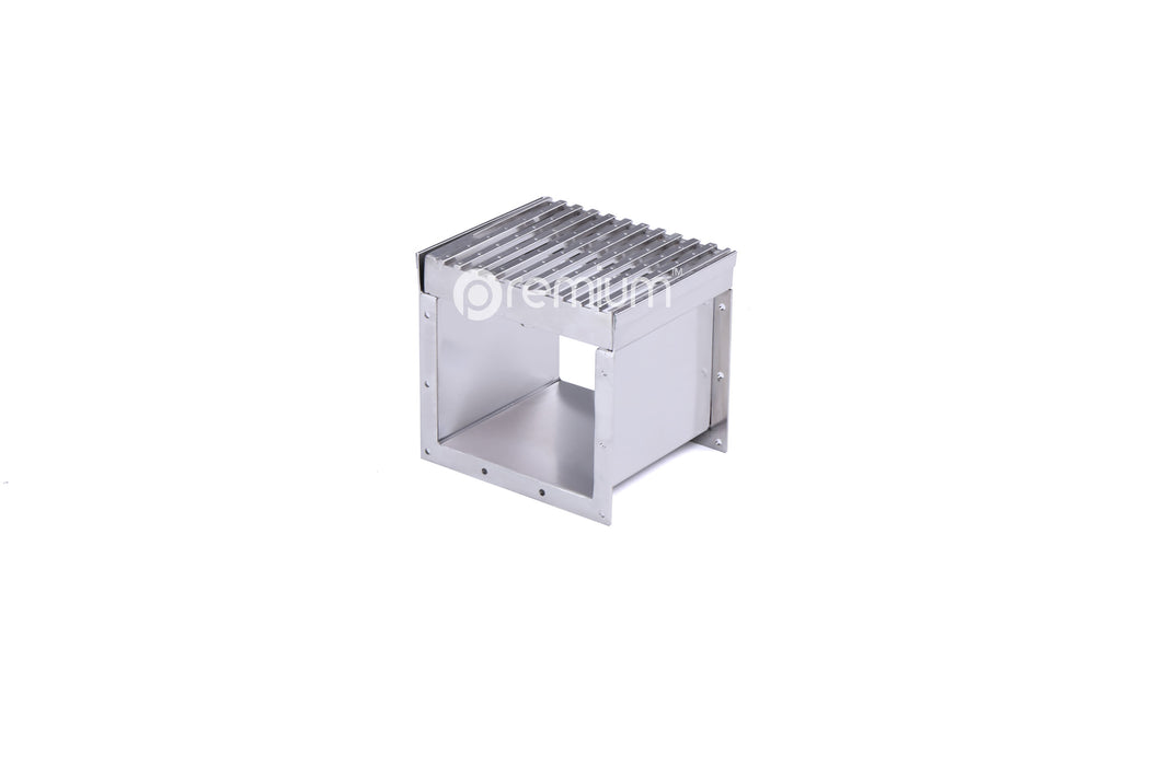 150mm Dimple Grate & Channel L100mm (No Outlet) CLC-100150-SSDC