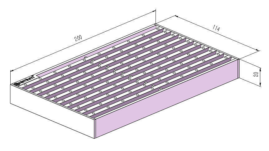 120mm Wedge Wire Anti-Slip & Heel Guard Linear Grate L200mm CLC-200120-SSD