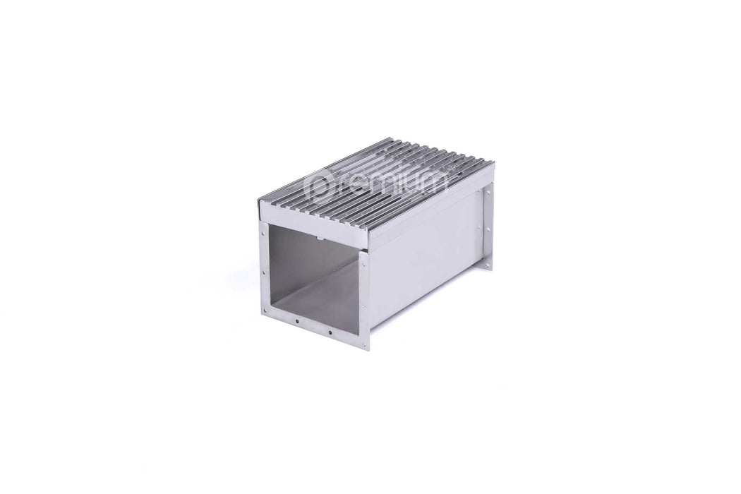 120mm Dimple Grate & Channel L200mm (No Outlet) CLC-200120-SSDC