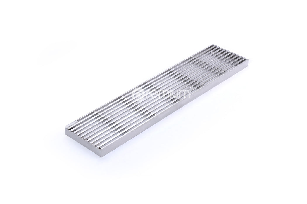 120mm Wedge Wire Anti-Slip & Heel Guard Linear Grate L500mm CLC-500120-SSD