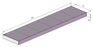 120mm Wedge Wire Heel Guard Linear Grate L500mm CLC-500120-SST