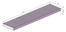 150mm Wedge Wire Heel Guard Linear Grate L500mm  CLC-500150-SST