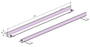 L500mm Universal Frame Stainless Steel FAB-500-SS