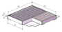 120mm Dimple Grate & Frame Right Angle FAD-120-SSD