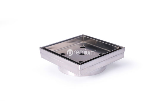 110mm Stainless Steel Square Tile Insert Drain SSD-110-80SSL