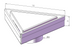 110mm Stainless Steel Maco Triangular Drain STD-110-40SSF