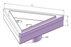 110mm Stainless Steel Tile Insert Triangular Drain STD-110-40SSL